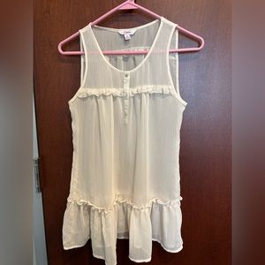 Sheer Candie’s Ruffles top